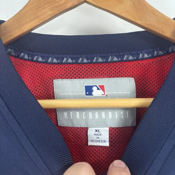 Vintage Minnesota Twins MLB Windbreaker Pullover Men's XL Blue Red - Picture 5 of 8